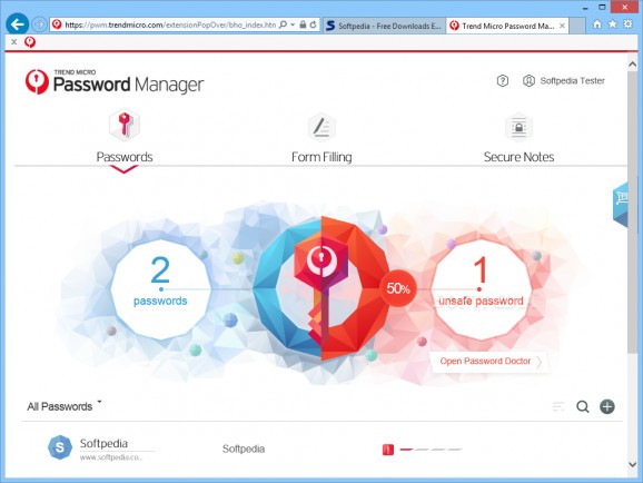 Trend Micro Password Manager screenshot