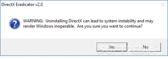 DirectX Eradicator screenshot