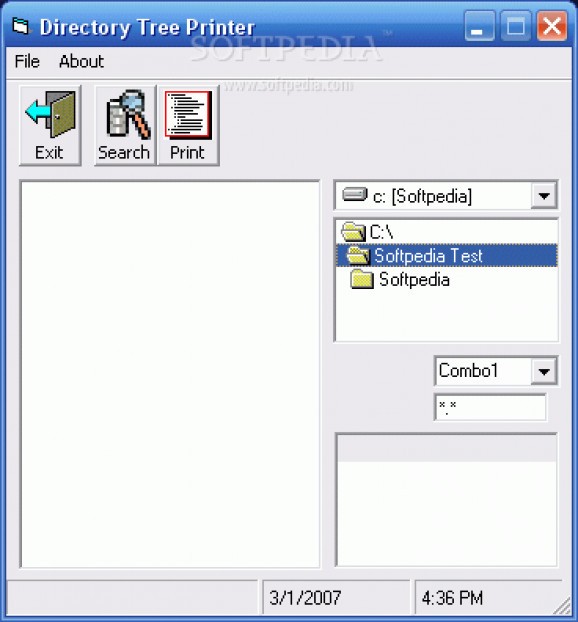 Directory Tree Printer screenshot