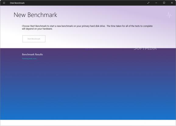 Disk Benchmark screenshot