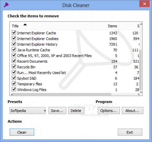 Disk Cleaner screenshot