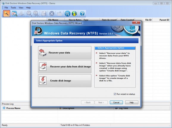 Disk Doctors Windows Data Recovery screenshot