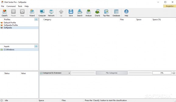 Disk Sorter Pro screenshot
