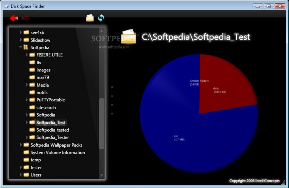 Disk Space Finder screenshot