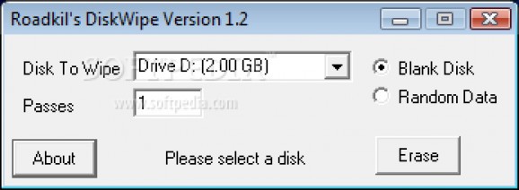 Disk Wipe screenshot