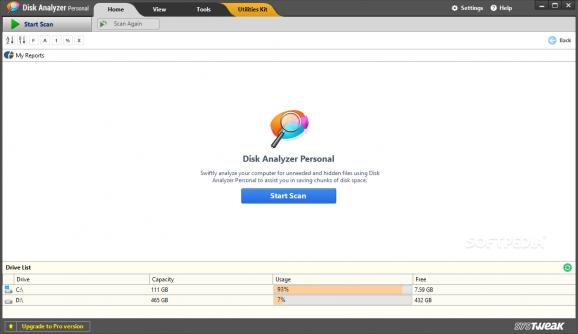 Disk Analyzer Personal screenshot