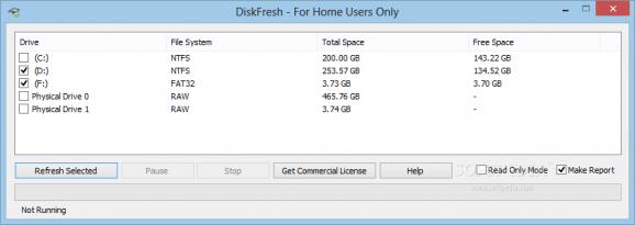 DiskFresh screenshot