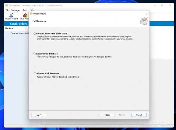 DiskInternals Outlook Recovery screenshot