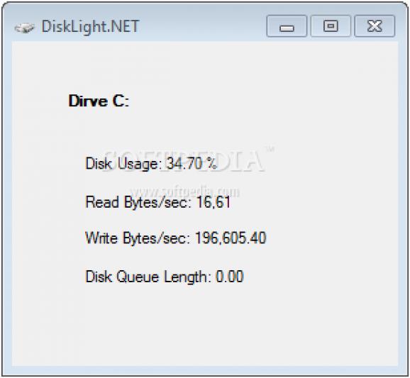 DiskLight.NET screenshot