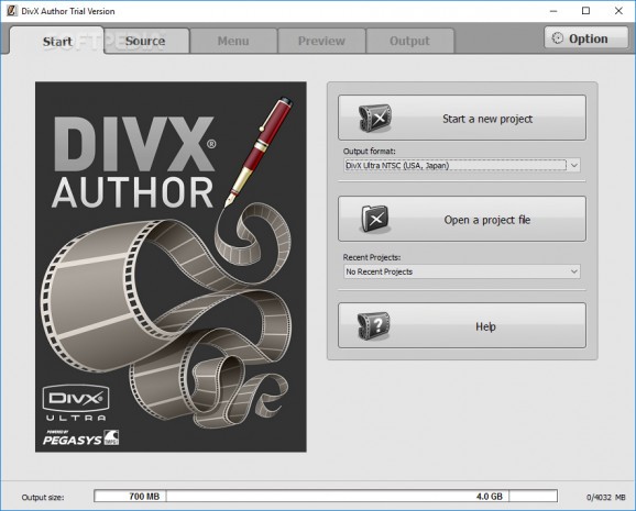 DivX Author screenshot