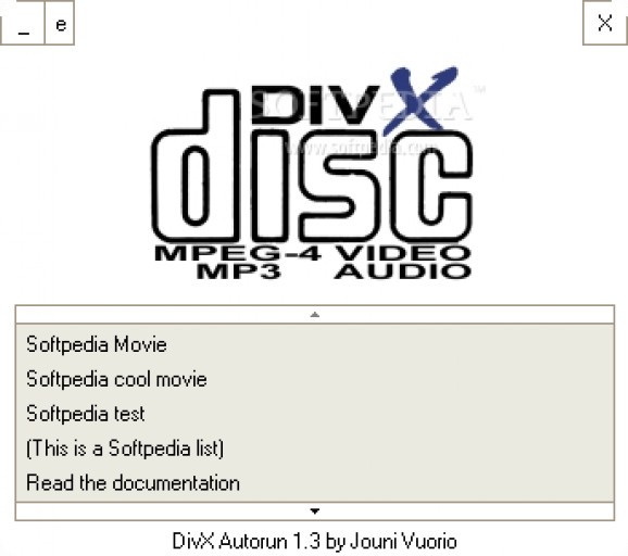 DivX Autorun screenshot