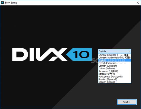 DivX Web Player screenshot