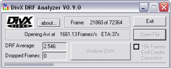 DivX DRF Analyzer screenshot