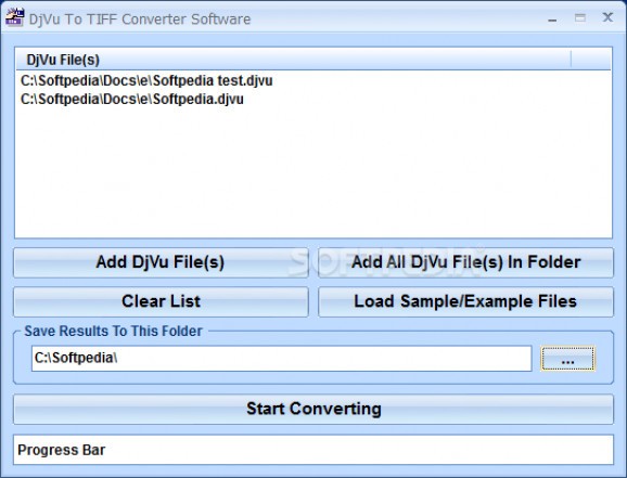 DjVu To TIFF Converter Software screenshot