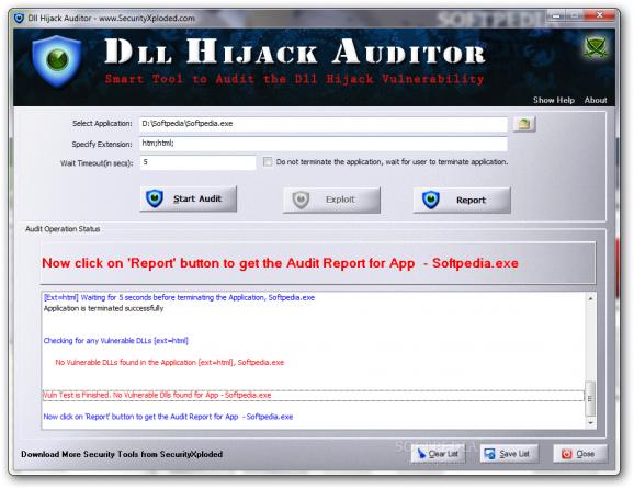 Dll Hijack Auditor Portable screenshot