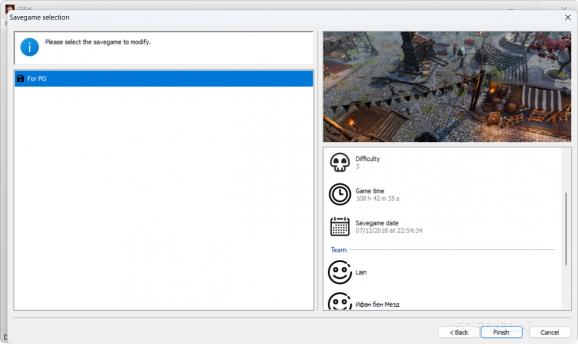 DoS-2 Savegame Editor screenshot
