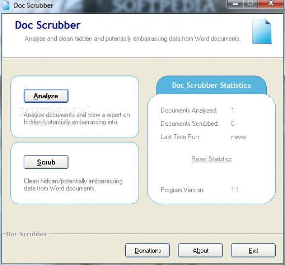 Doc Scrubber screenshot