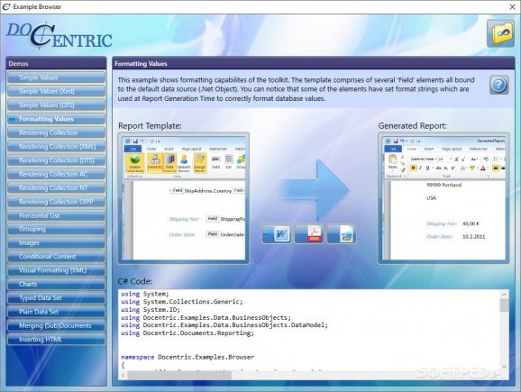 Docentric Toolkit screenshot