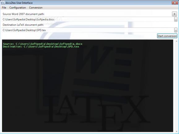 Docx2TeX screenshot
