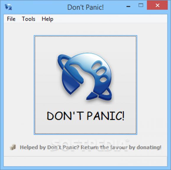 Don't Panic Portable screenshot