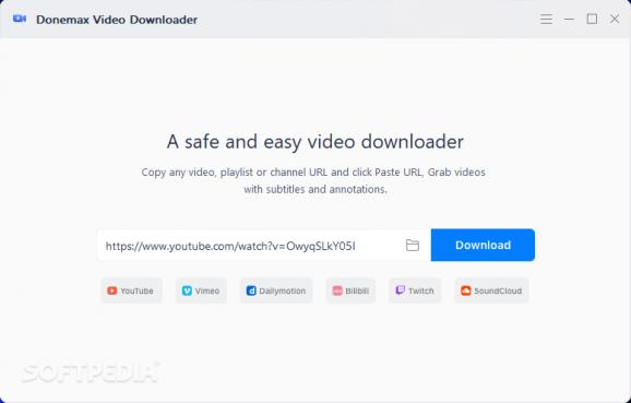 Donemax Video Downloader screenshot