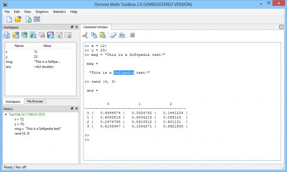 Doronix Math Toolbox screenshot