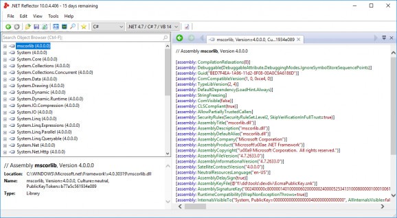 .NET Reflector screenshot