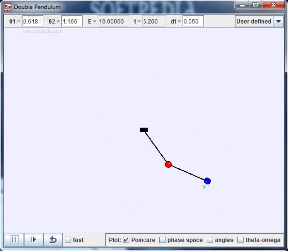 Double Pendulum Model screenshot