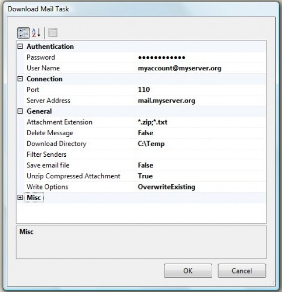 Download Mail Task screenshot