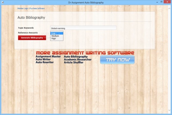 Dr Assignment Auto Bibliography screenshot