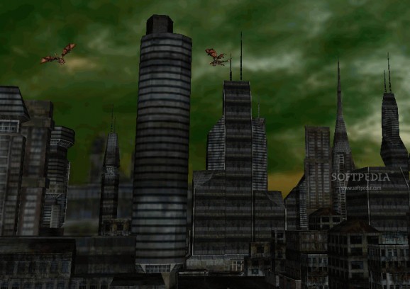 Dragon City 3D Screensaver screenshot