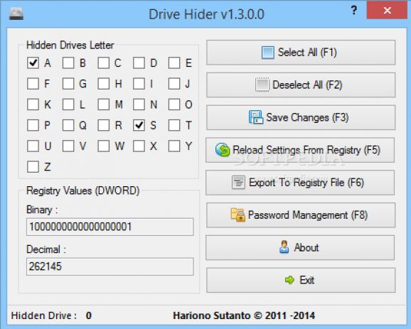 Drive Hider screenshot