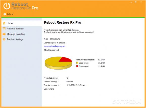 Reboot Restore Rx Pro (formerly Drive Vaccine) screenshot