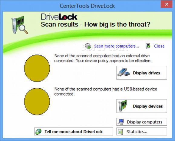 DriveLock Device Scanner screenshot