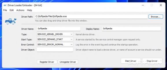Driver Loader/Unloader screenshot
