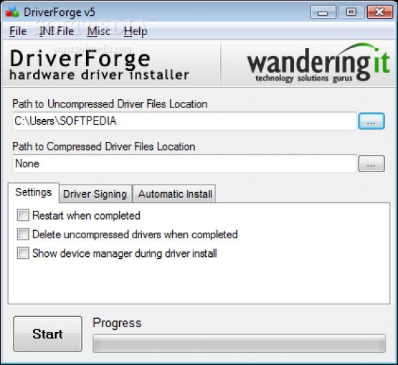 DriverForge screenshot