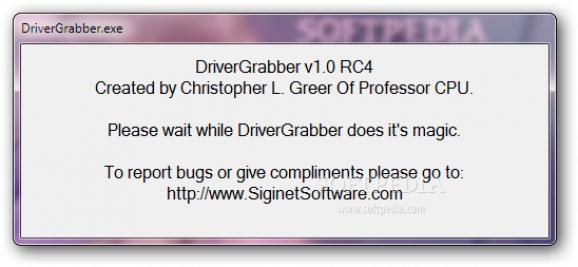 DriverGrabber screenshot