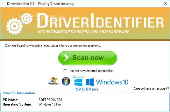 DriverIdentifier screenshot