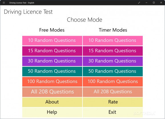 Driving Licence Test - English screenshot