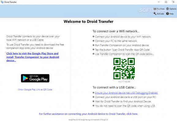 Droid Transfer screenshot