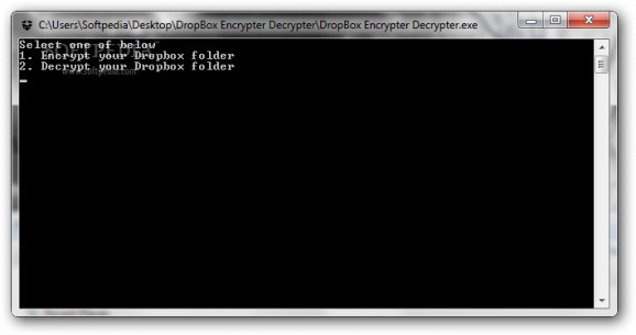 Dropbox Encrypter Decrypter screenshot
