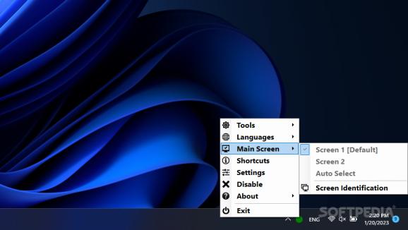 Dual Monitor Auto Mouse Lock screenshot