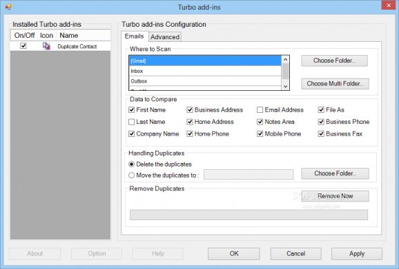 Duplicate Contact Remover screenshot