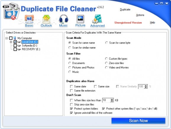 Duplicate File Cleaner screenshot