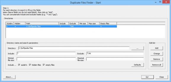 Duplicate Files Finder screenshot