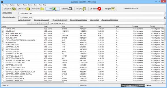 Duplicate files util screenshot