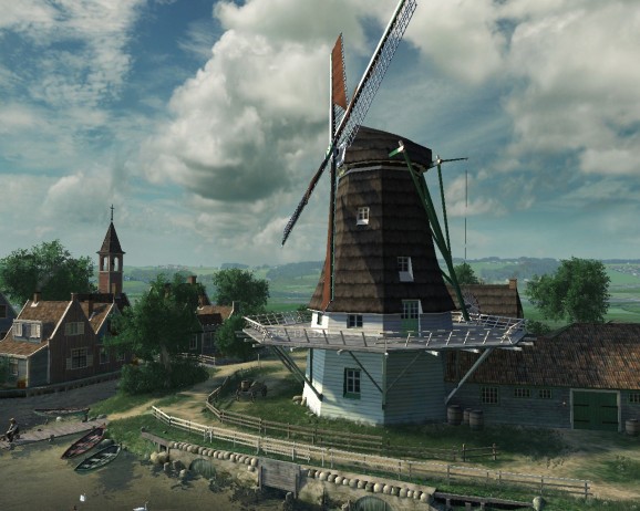 Dutch Windmills 3D Screensaver screenshot