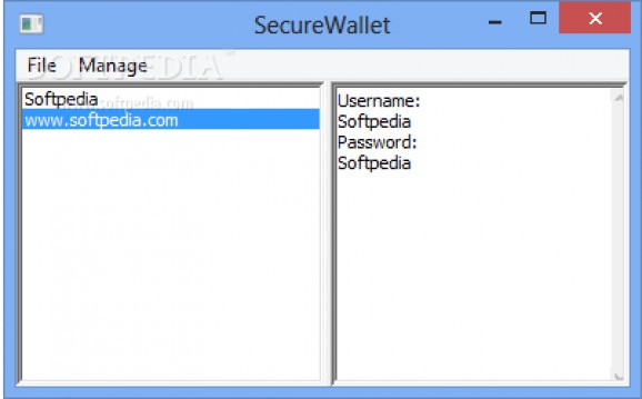 SecureWallet screenshot