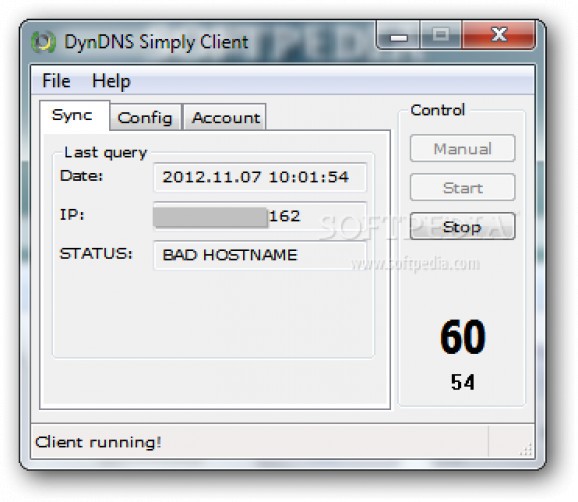 DynDNS Simply Client screenshot