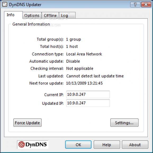 DynDNS Updater screenshot
